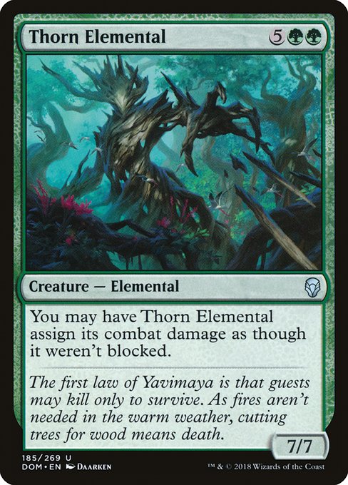 Thorn Elemental (185) [Dominaria]