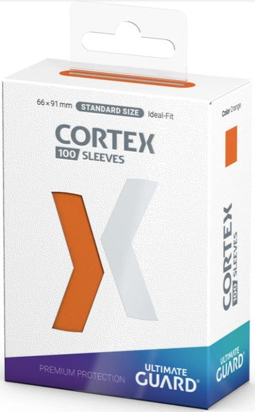 Ultimate Guard Cortex Orange Glossy Sleeves 100ct image 0