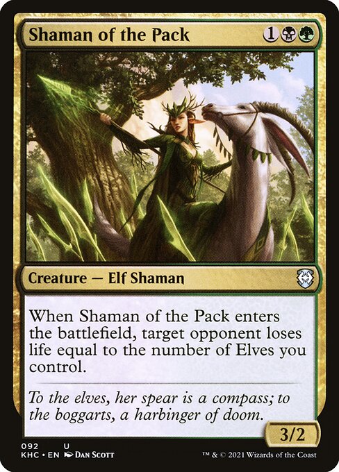 Shaman of the Pack (92) [Kaldheim Commander]