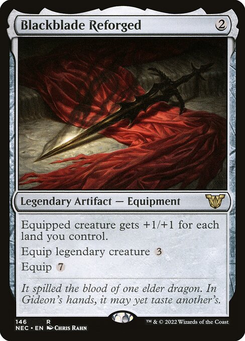 Blackblade Reforged (146) [Neon Dynasty Commander]