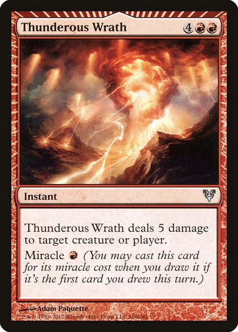 Thunderous Wrath (160) [Avacyn Restored]