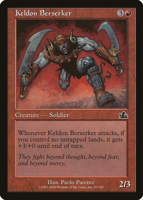 Keldon Berserker (93) [Prophecy]