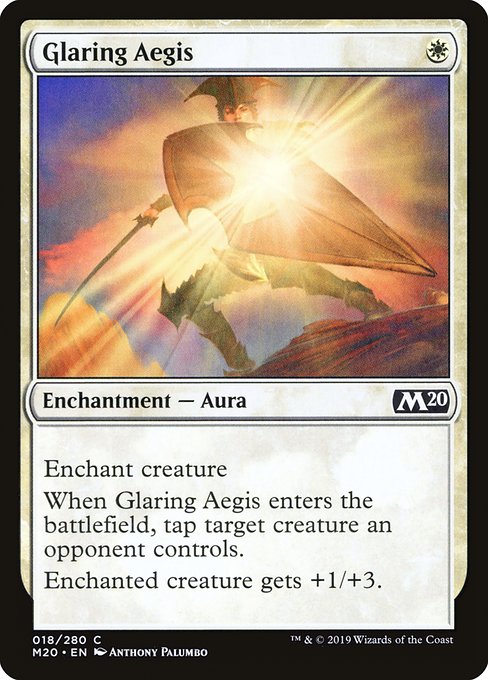 Glaring Aegis (18) [Core Set 2020]
