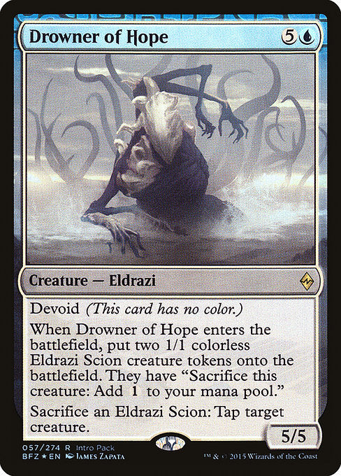 Drowner of Hope (57) [Battle for Zendikar Promos]