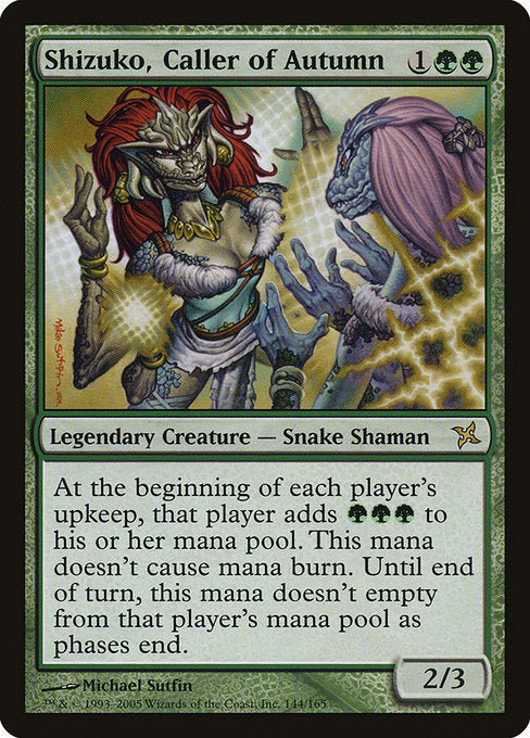 Shizuko, Caller of Autumn (144) [Betrayers of Kamigawa]
