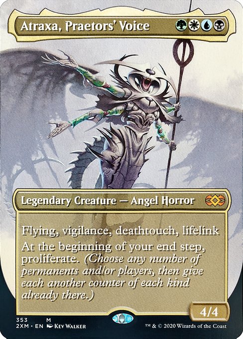 Atraxa, Praetors' Voice (353) [Double Masters] [Borderless]