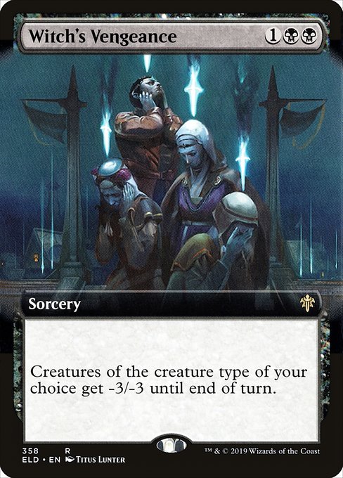 Witch's Vengeance (358) [Throne of Eldraine] [Extended Art]