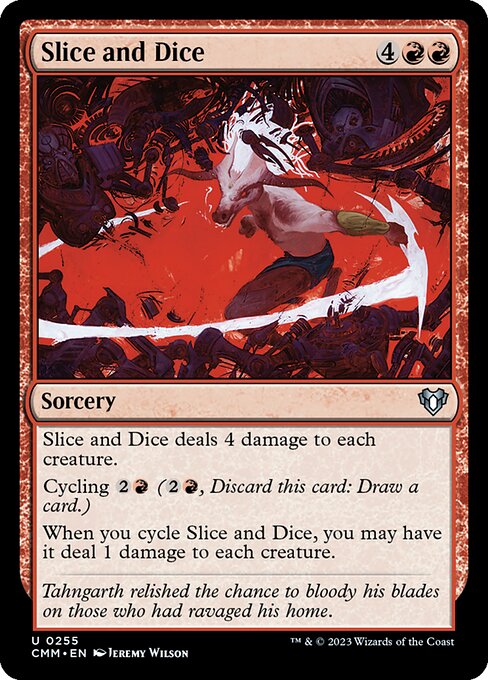 Slice and Dice (255) [Commander Masters]