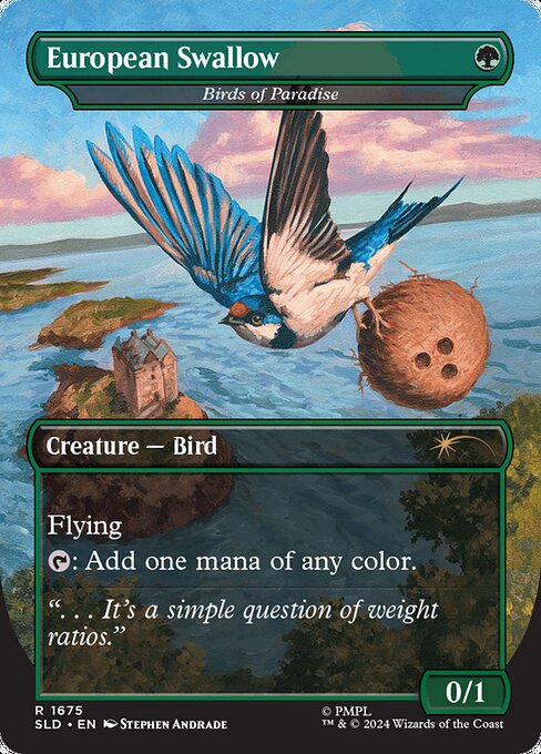 Birds of Paradise // Birds of Paradise (1675) [Secret Lair Drop] Reverse