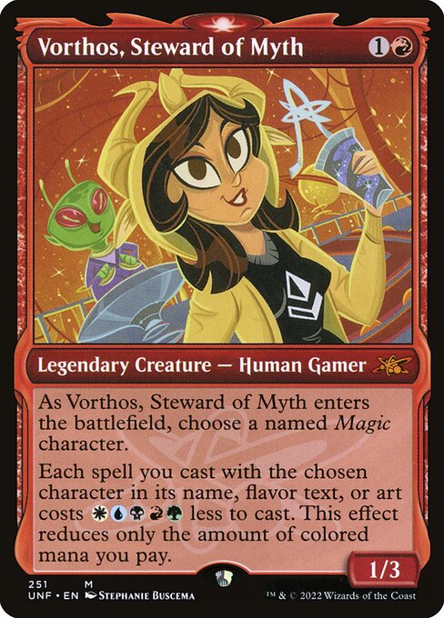 Vorthos, Steward of Myth (251) [Unfinity] [Showcase]