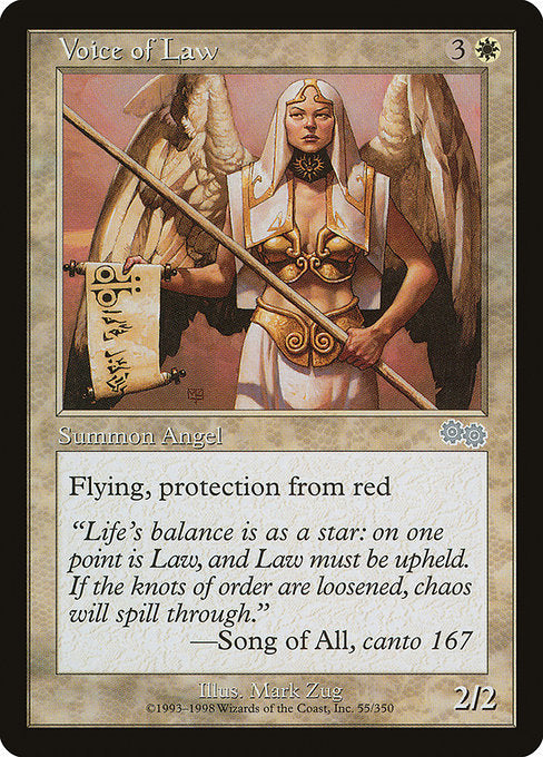 Voice of Law (55) [Urza's Saga]