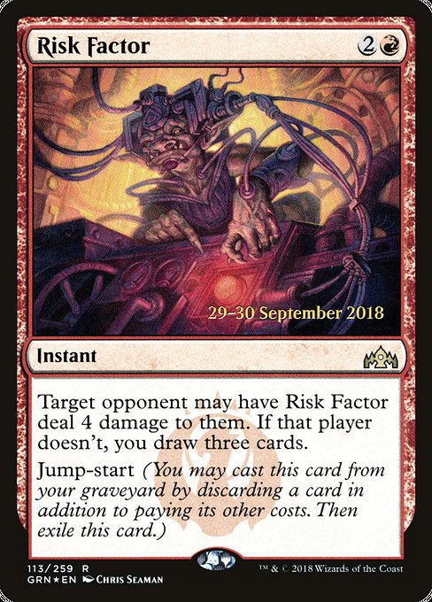 Risk Factor (113s) [Guilds of Ravnica Promos]
