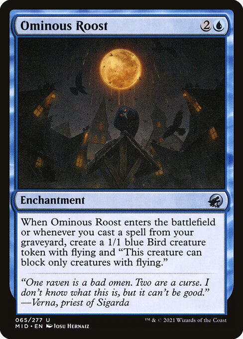 Ominous Roost (65) [Innistrad: Midnight Hunt]