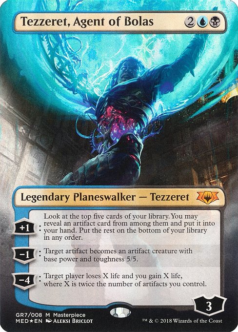 Tezzeret, Agent of Bolas (GR7) [Mythic Edition] [Borderless]