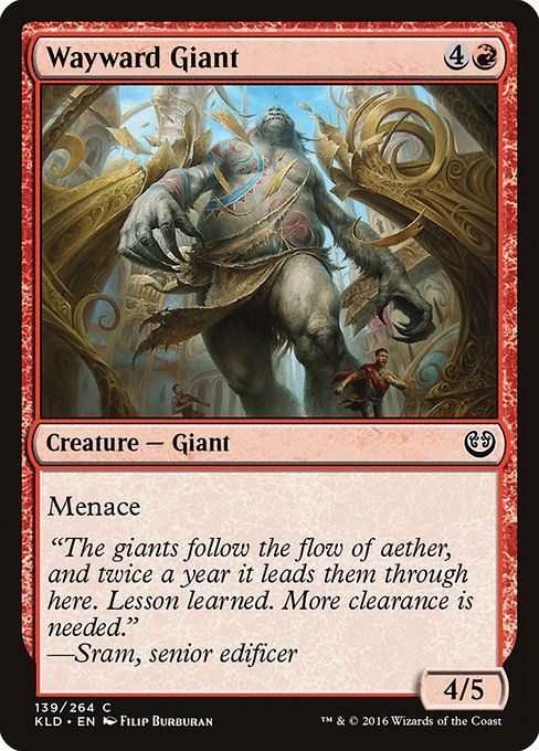 Wayward Giant (139) [Kaladesh]