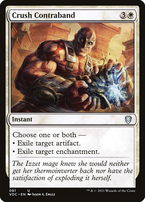 Crush Contraband (81) [Crimson Vow Commander]