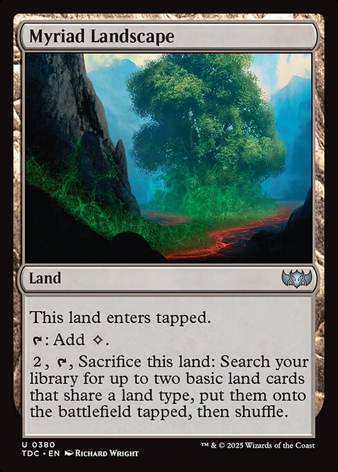 Myriad Landscape (380) [Tarkir: Dragonstorm Commander]