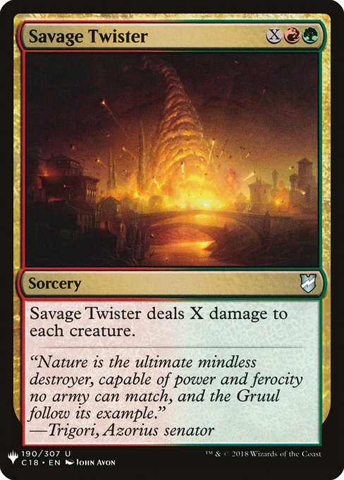 Savage Twister (C18-190) [The List]