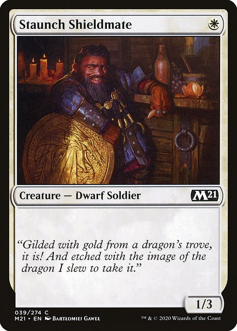 Staunch Shieldmate (39) [Core Set 2021]