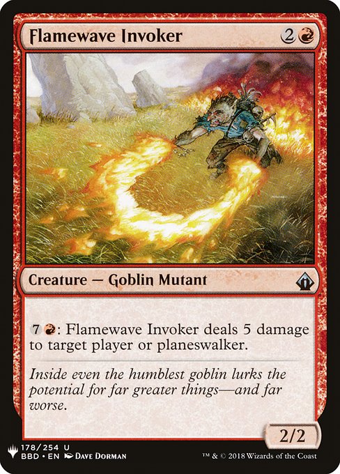 Flamewave Invoker (BBD-178) [The List]