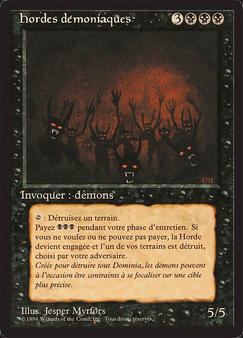 Demonic Hordes (104) [Foreign Black Border]