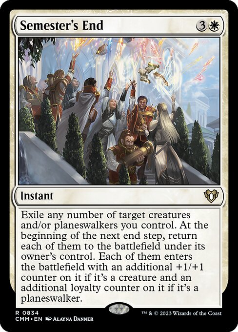 Semester's End (834) [Commander Masters]
