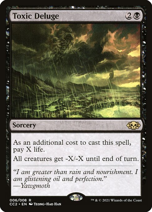 Toxic Deluge (6) [Commander Collection: Black]