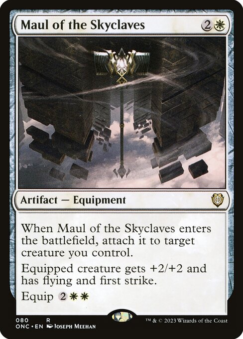 Maul of the Skyclaves (80) [Phyrexia: All Will Be One Commander]