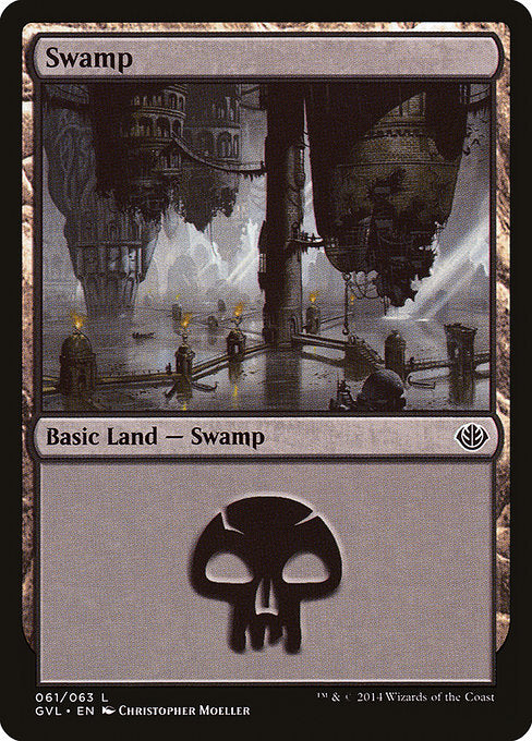 Swamp (61) [Duel Decks Anthology: Garruk vs. Liliana]