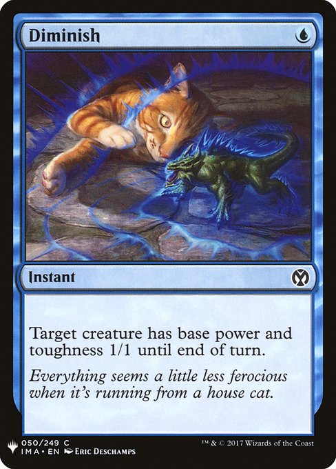 Diminish (IMA-50) [The List]