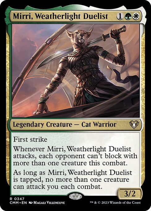 Mirri, Weatherlight Duelist (347) [Commander Masters]