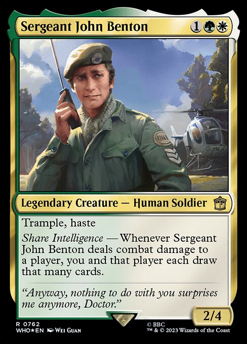 Sergeant John Benton (762) [Doctor Who]