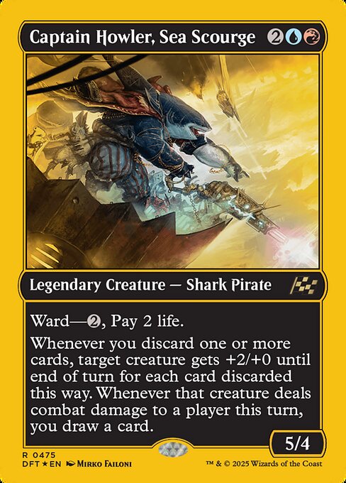 Captain Howler, Sea Scourge (475) [Aetherdrift]