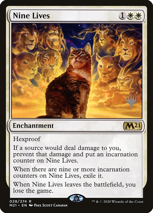 Nine Lives (28p) [Core Set 2021 Promos]
