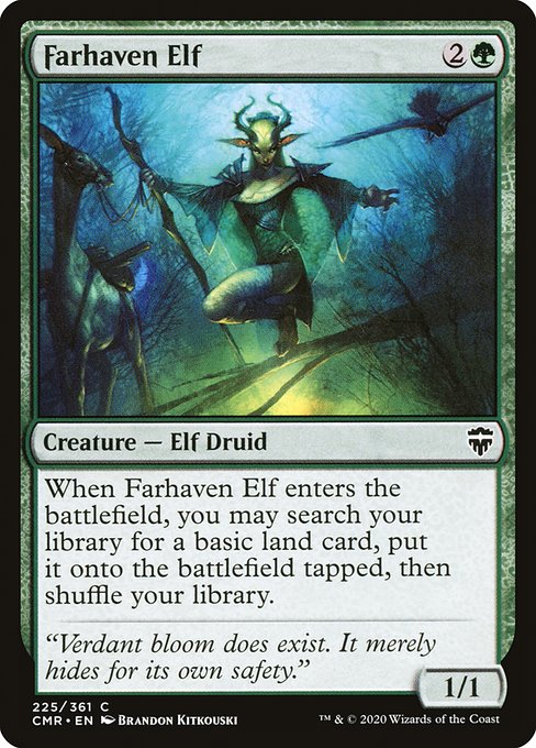 Farhaven Elf (225) [Commander Legends]