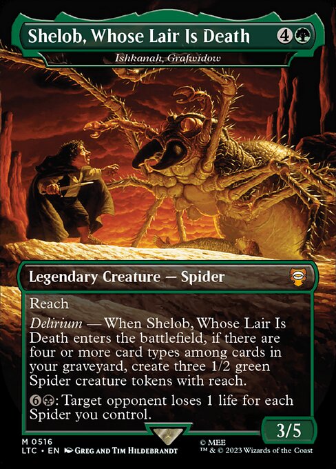 Ishkanah, Grafwidow (516) [Tales of Middle-earth Commander] [Borderless]