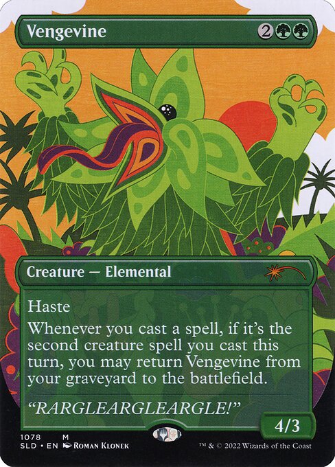 Vengevine (1078) [Secret Lair Drop] [Borderless]
