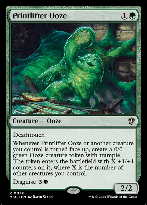 Printlifter Ooze (40) [Murders at Karlov Manor Commander]