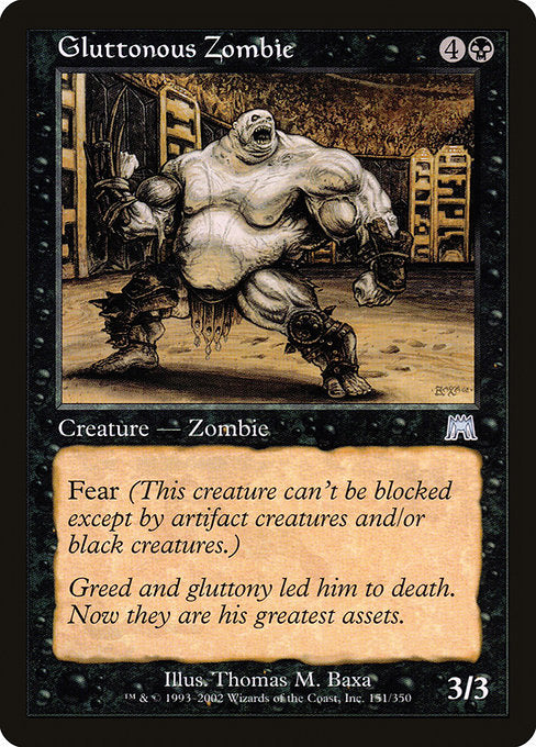 Gluttonous Zombie (151) [Onslaught]