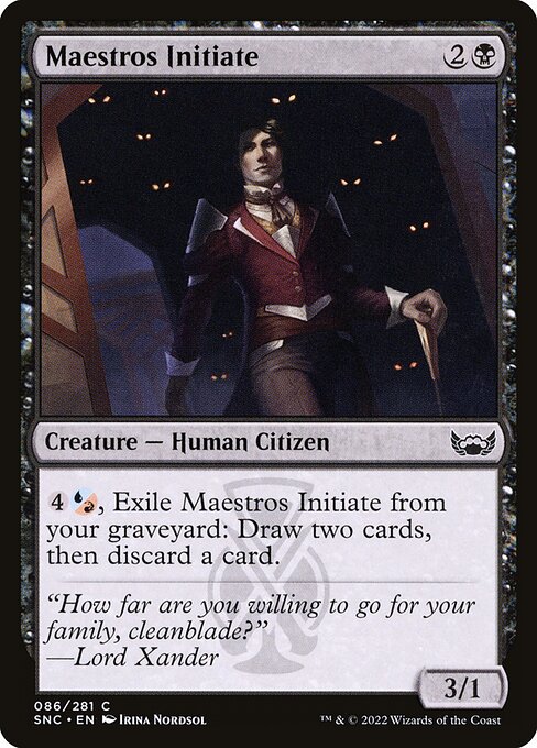 Maestros Initiate (86) [Streets of New Capenna]
