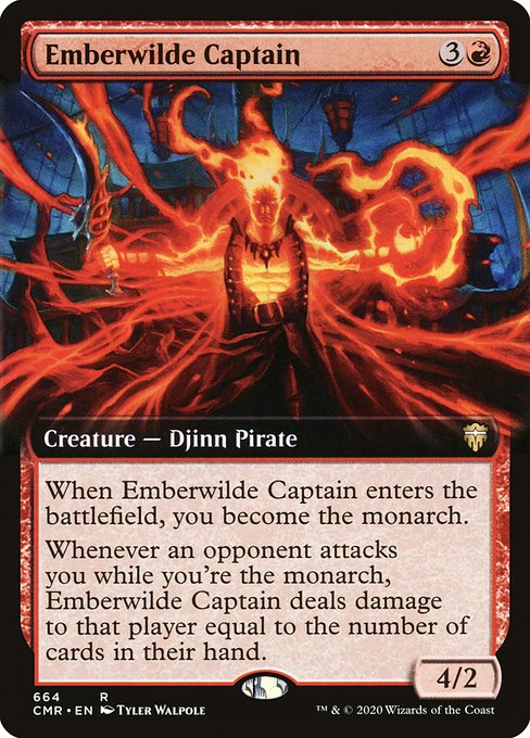 Emberwilde Captain (664) [Commander Legends] [Extended Art]
