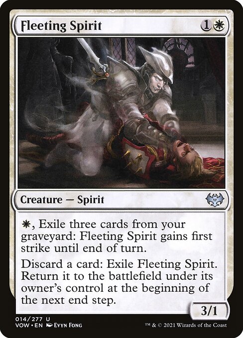 Fleeting Spirit (14) [Innistrad: Crimson Vow]