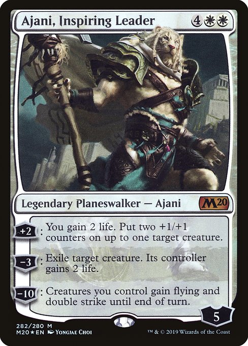 Ajani, Inspiring Leader (282) [Core Set 2020]