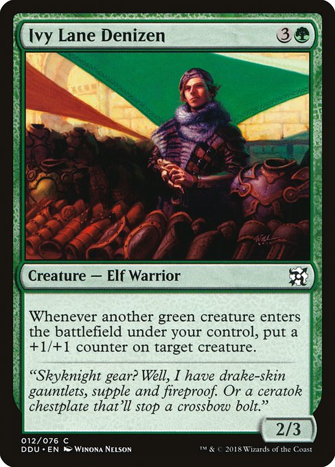 Ivy Lane Denizen (12) [Duel Decks: Elves vs. Inventors]
