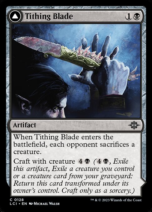 Tithing Blade // Consuming Sepulcher (128) [The Lost Caverns of Ixalan]