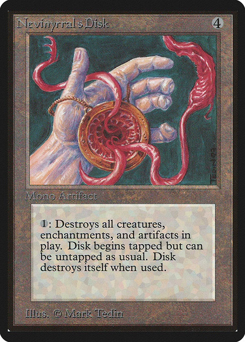 Nevinyrral's Disk (267) [Limited Edition Beta]