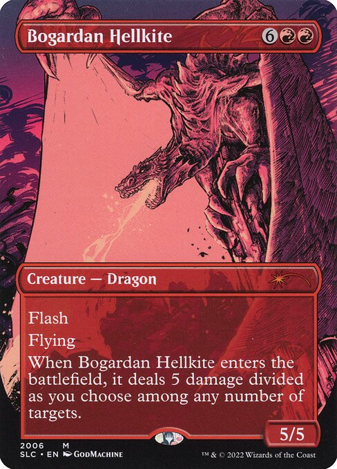 Bogardan Hellkite (2006) [Secret Lair 30th Anniversary Countdown Kit] [Borderless]