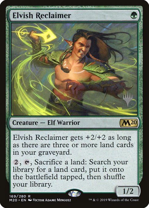 Elvish Reclaimer (169p) [Core Set 2020 Promos]