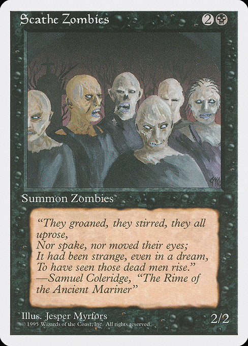 Scathe Zombies (158) [Fourth Edition]