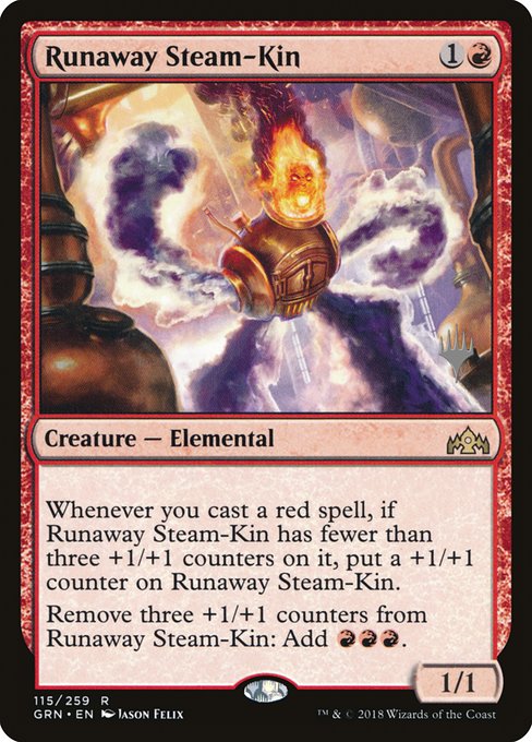 Runaway Steam-Kin (115p) [Guilds of Ravnica Promos]